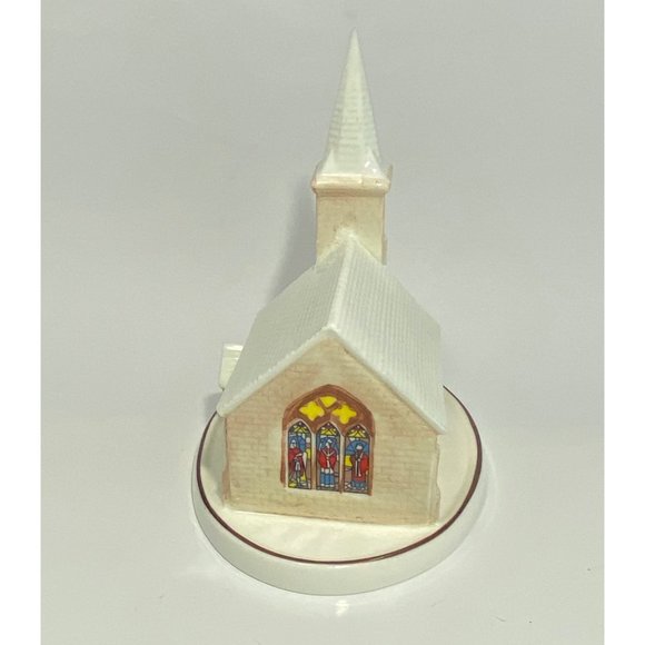 Coalport The Christmas Church Fine Bone China Made in England 5 x 5 in - Picture 5 of 7